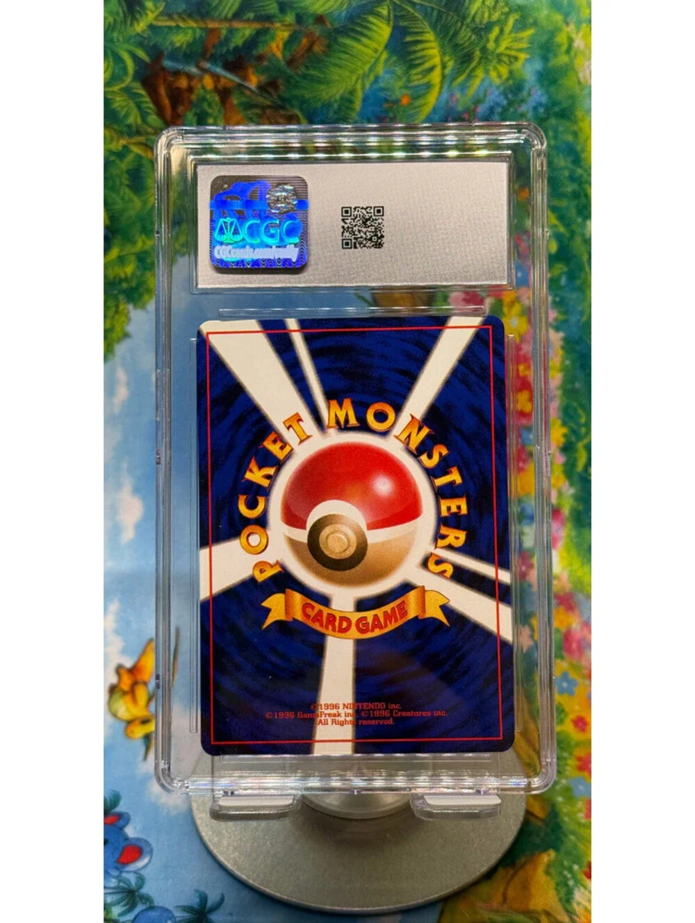 Cyndaquil Neo Premium File No.155 1999 Japanese CGC 10